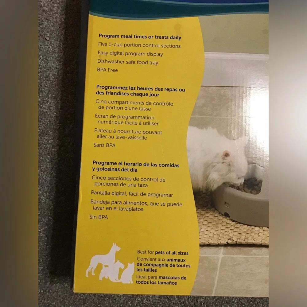 5 Meal Pet Feeder