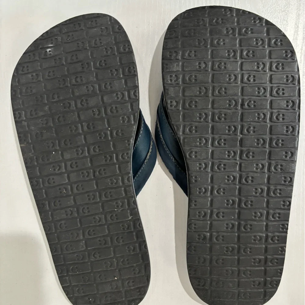 Sanuk Mens Beer Cozy 2 Open Toe Slip On Flip Flop Sandals US 9