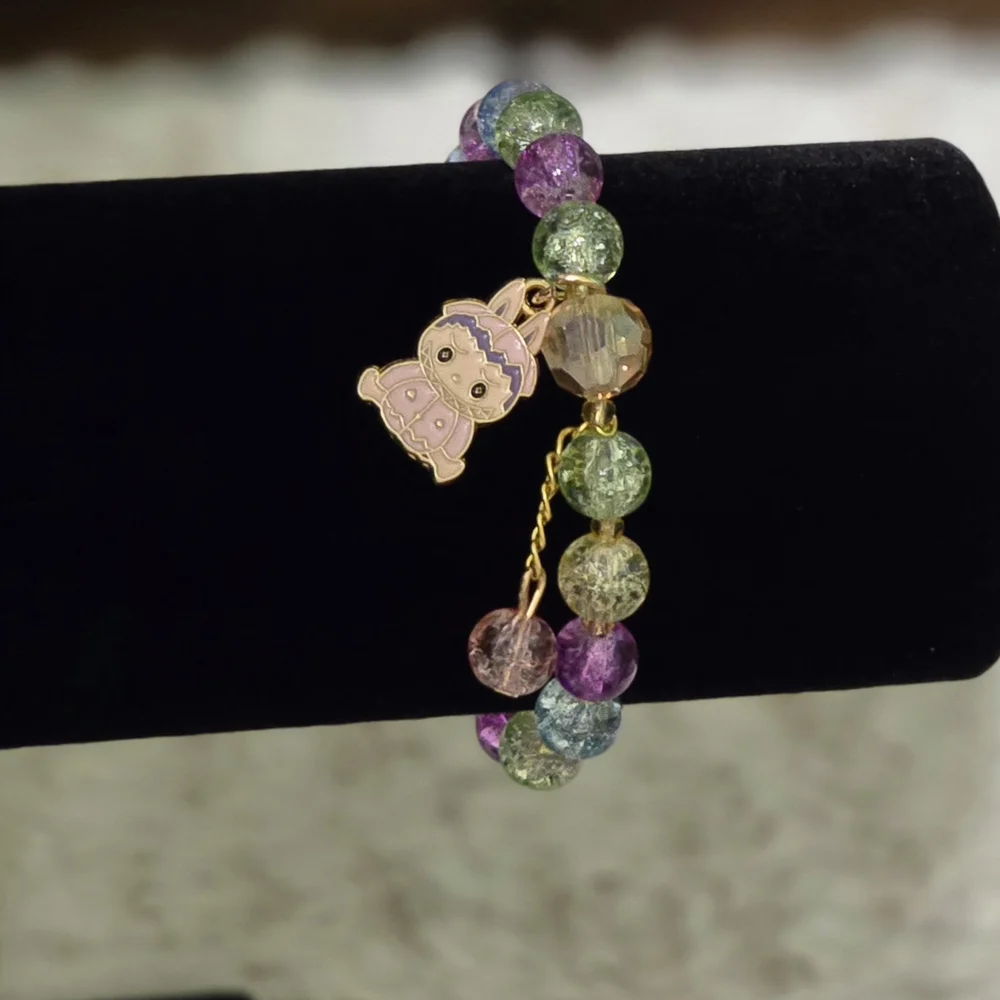 FASHION Labubu Kids/Womens Beaded Stretch Bracelet 5