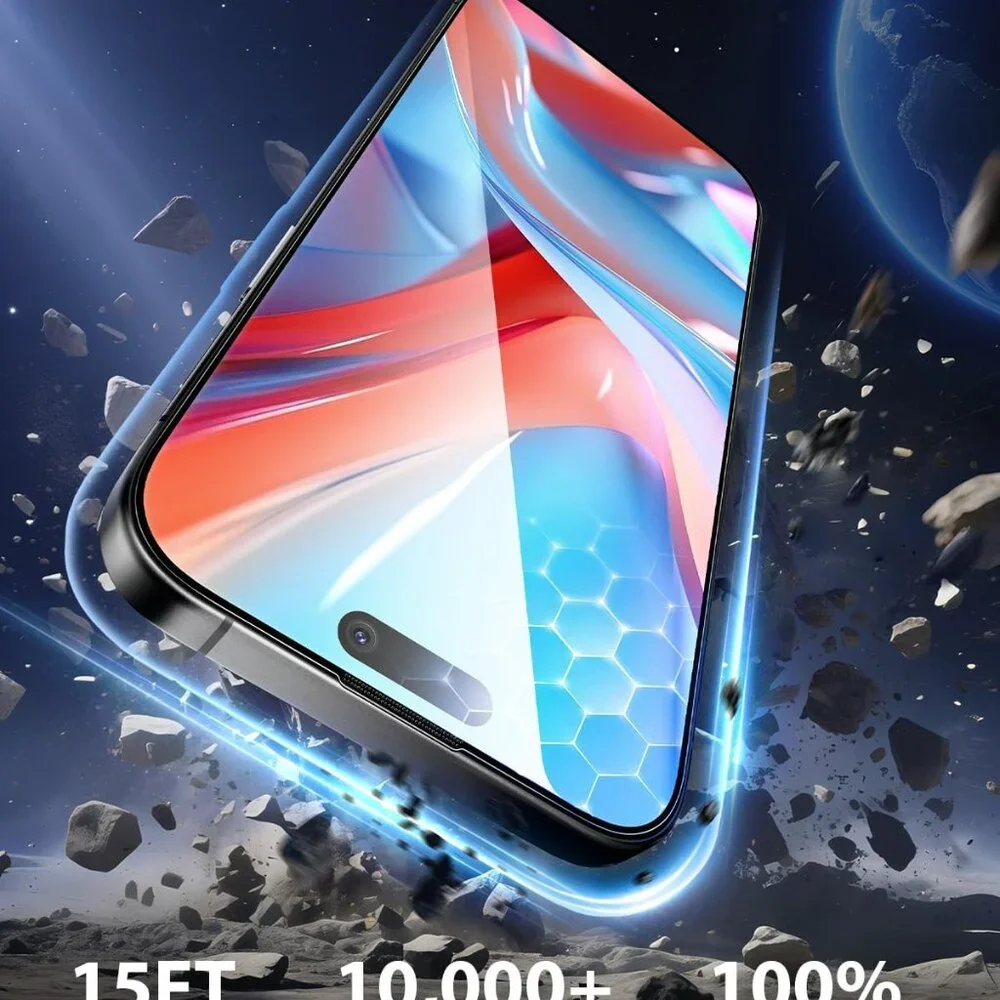 3 Pack Screen Protector for iPhone 15 Pro Max