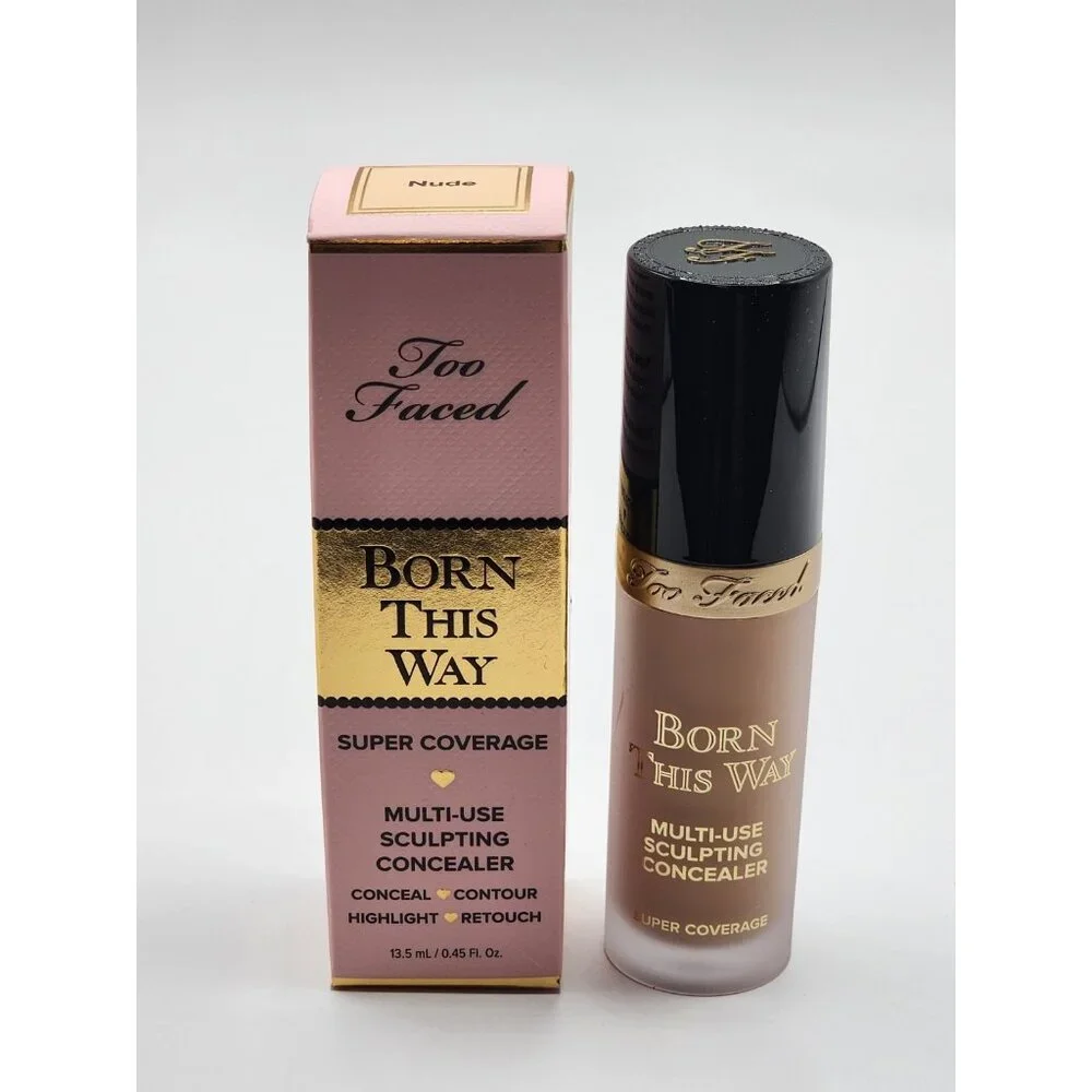Too Faced Nude Born This Way Multi Use Sculpting Concealer Full Size New