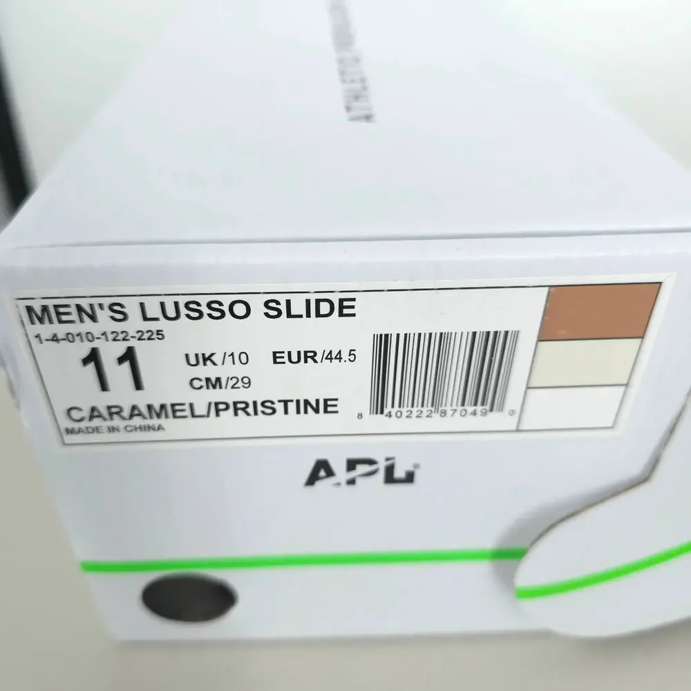 APL Lusso Slides in Caramel/Pristine Size 11 NWT
