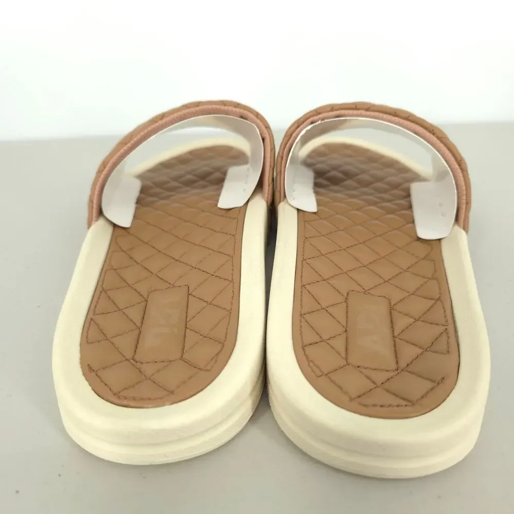 APL Lusso Slides in Caramel/Pristine Size 11 NWT