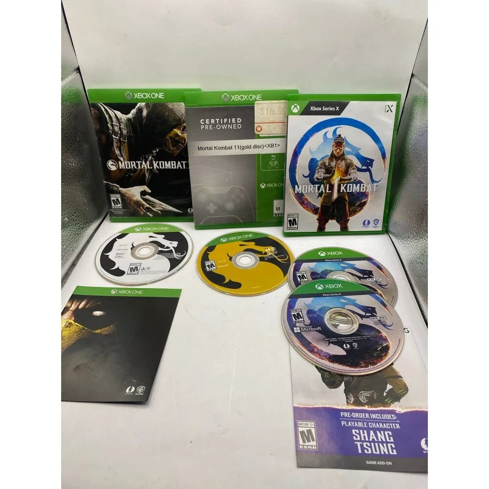 Mortal Kombat X + Mortal Kombat 11 Bundle (Xbox One) mortal Kombat 1 3 games
