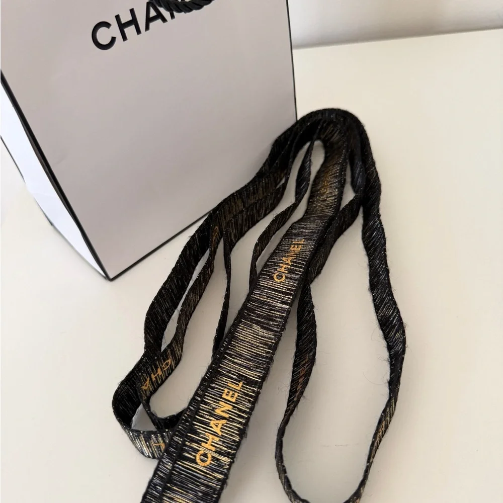 CHANEL Shopping bag Ribbon