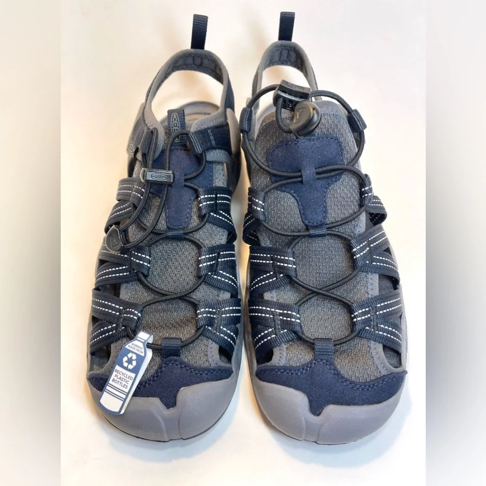 NWT KEEN Men’s Drift Creek H2 Closed To Water Sandals Size Us 9 EU 42 Navy Grey‎
