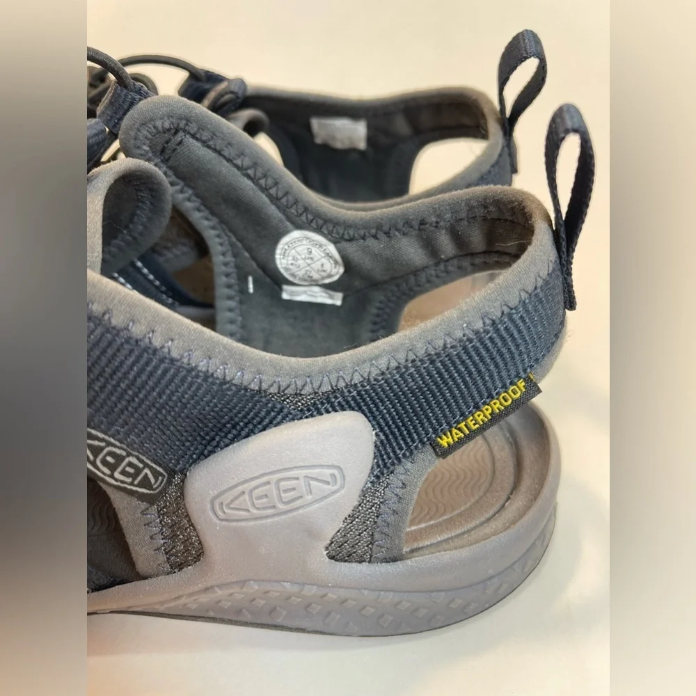 NWT KEEN Men’s Drift Creek H2 Closed To Water Sandals Size Us 9 EU 42 Navy Grey‎