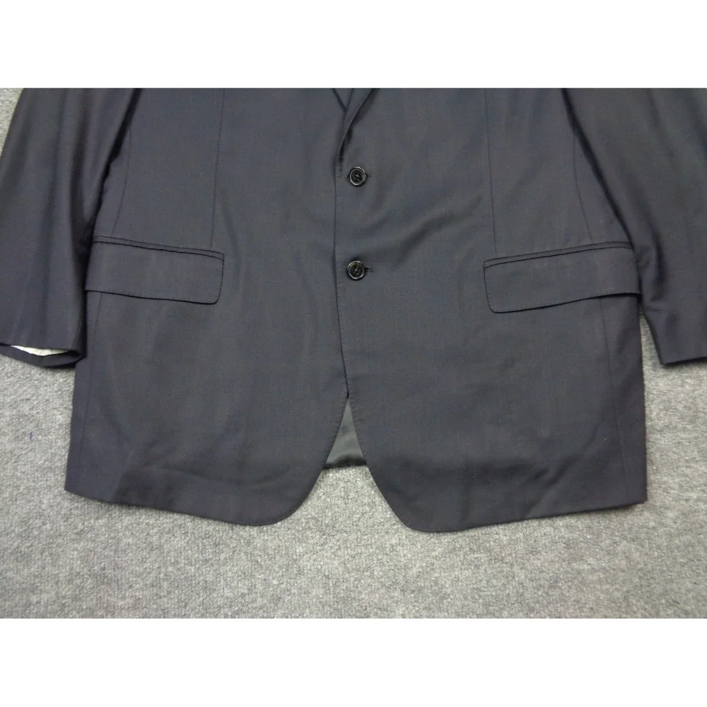 Ermenegildo Zegna Suit Jacket Blazer 46R US 46 EU Men Sport Coat Navy Blue Wool