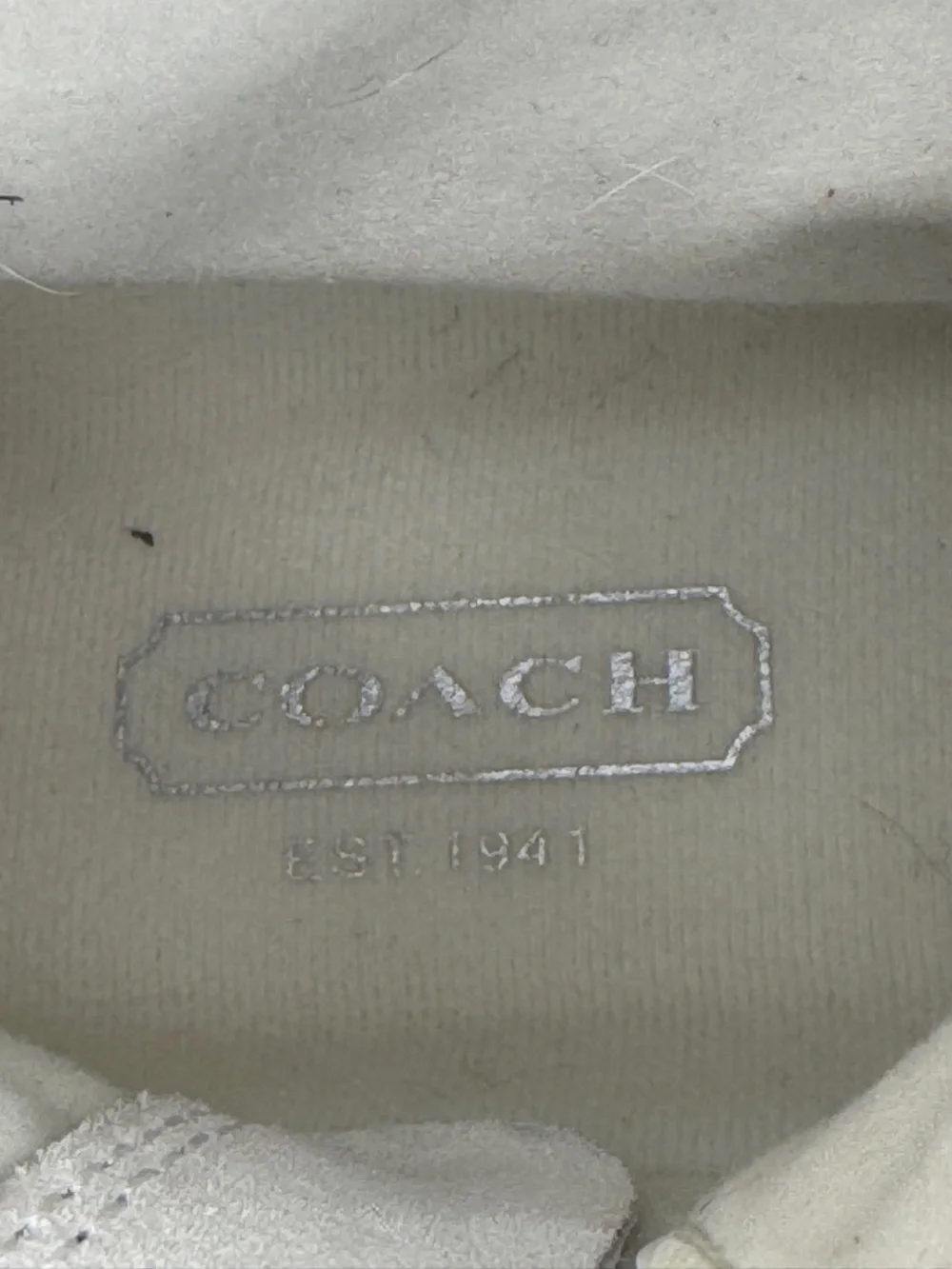 Coach Talen Quilted Winter Boots Fur Trim Ivory Size 7
