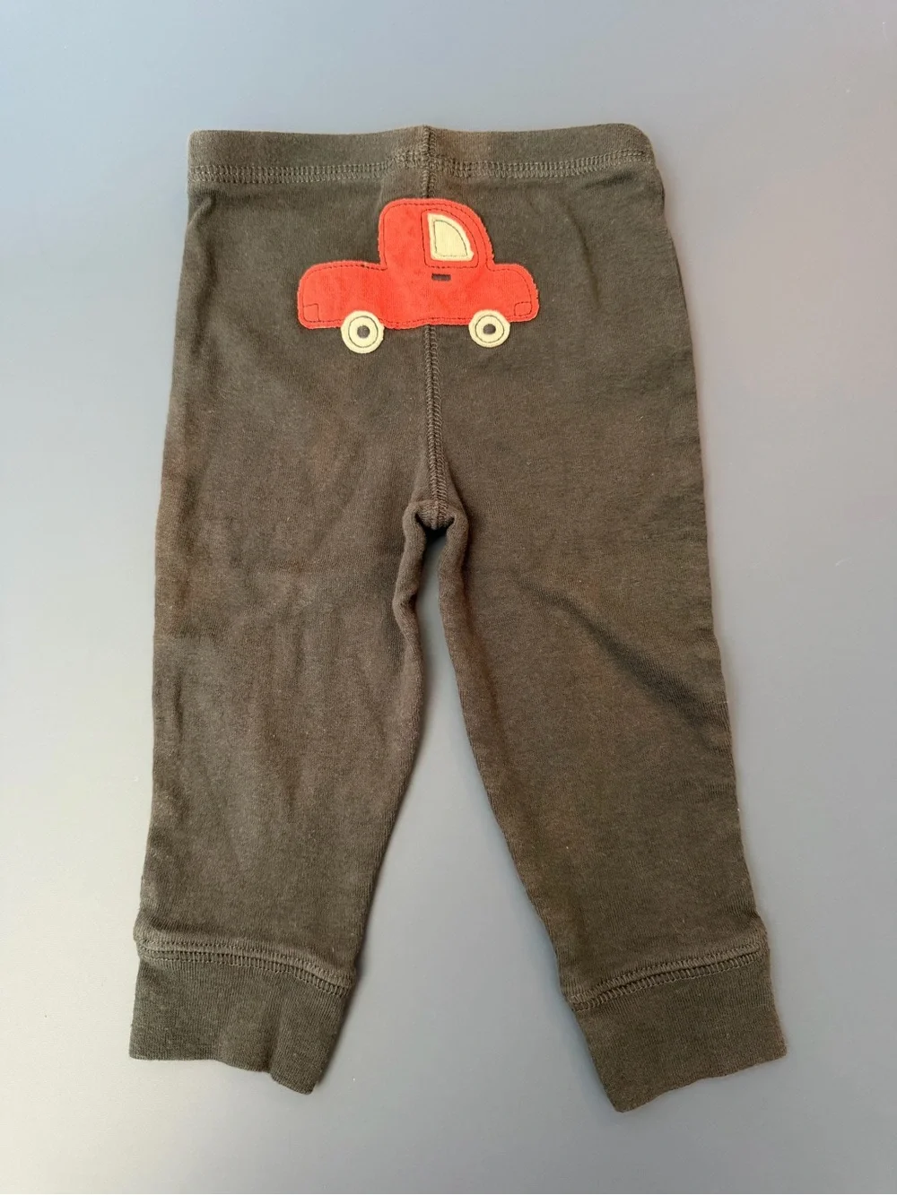 Carter's Red Stripe & Car Vehicle Print 3-Piece Baby Set 9M