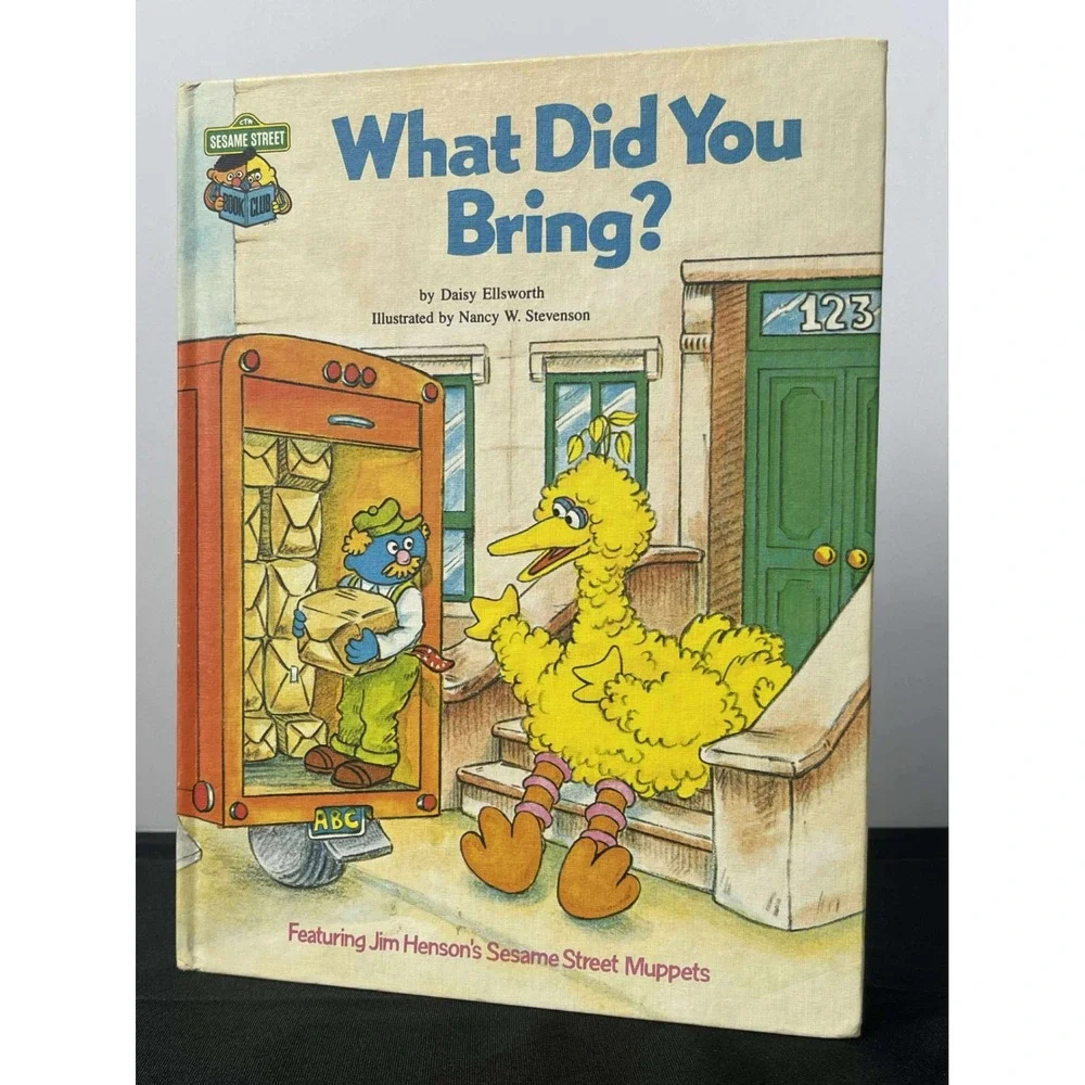 Sesame Street What Did You‎ Bring Golden Press Book Vintage