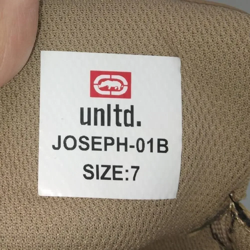 ECKO Unltd. NEW Men's Beige/Brown Boots - Size 7 - Great Looking!