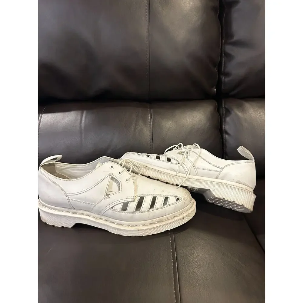 Dr. Martens Unisex White 1461 Cut Out Venice Oxfords Sandals Size‎ USM 9 USL 10