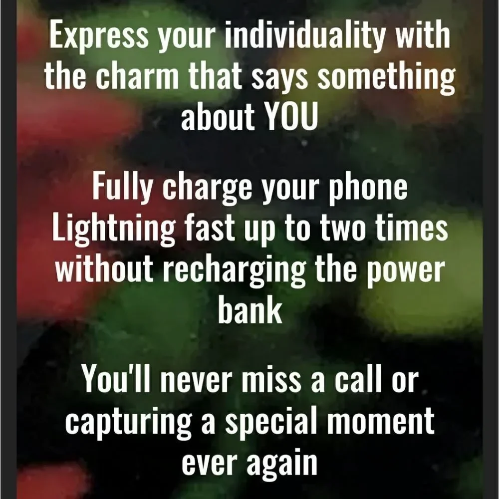 Power Bank Dragon Charm iPhone Android Cell Phone Tablet