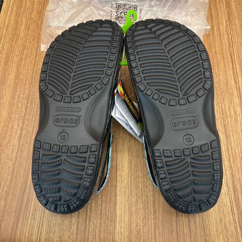 Crocs X The Beatles Love Classic Clog Mens 13 Multi Limited Edition Sandals NEW