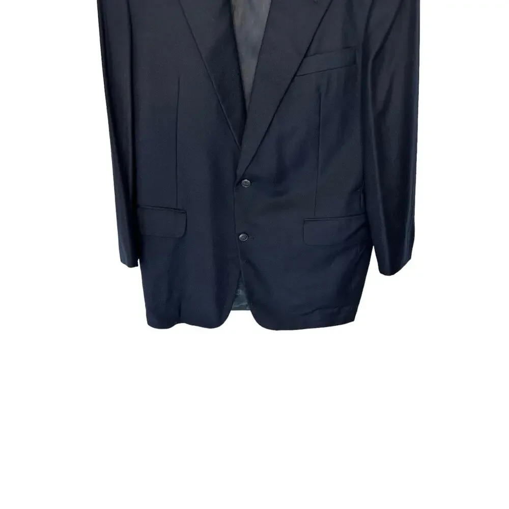 J.Crew Blazer Men's Vintage Navy Career Office Academia‎ Suit Jacket Size 40R