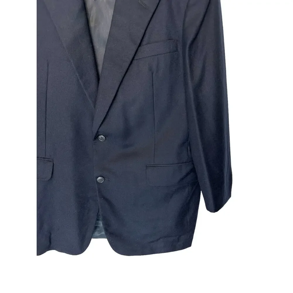 J.Crew Blazer Men's Vintage Navy Career Office Academia‎ Suit Jacket Size 40R