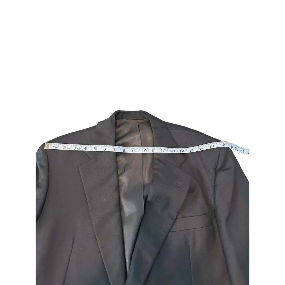 J.Crew Blazer Men's Vintage Navy Career Office Academia‎ Suit Jacket Size 40R