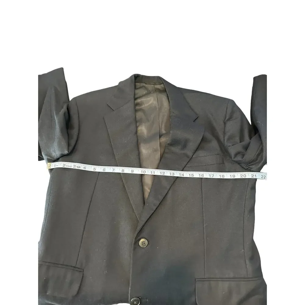 J.Crew Blazer Men's Vintage Navy Career Office Academia‎ Suit Jacket Size 40R