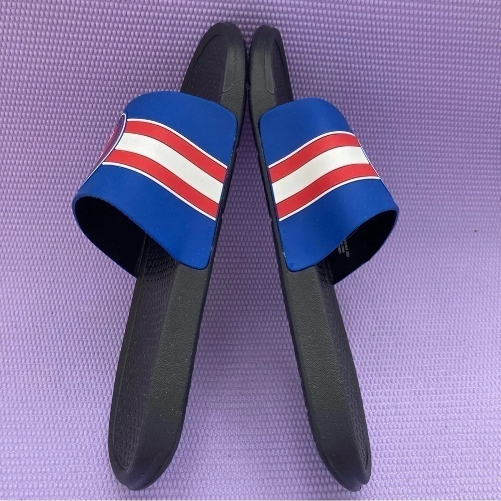 Philadelphia Phillies Men's Cropped Big Logo Flip Flop,Sandal , Slide XL