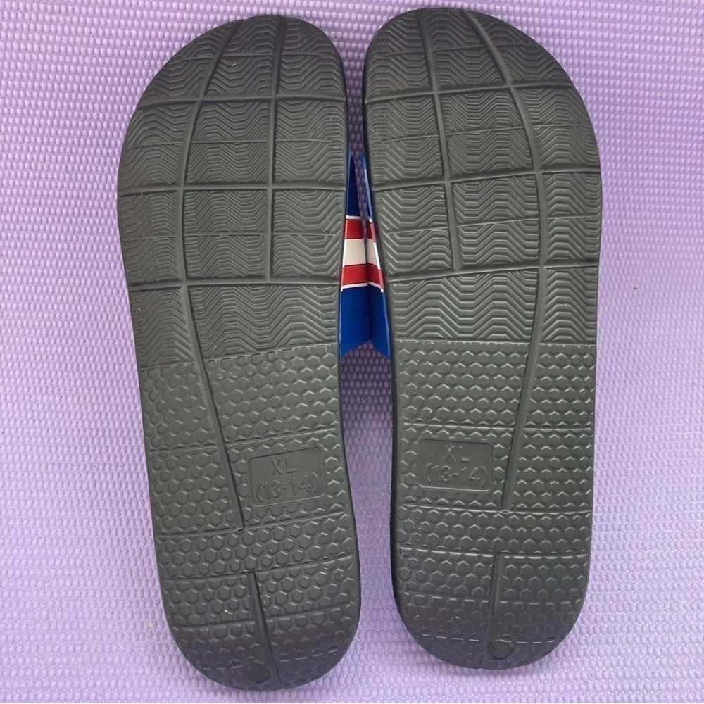 Philadelphia Phillies Men's Cropped Big Logo Flip Flop,Sandal , Slide XL