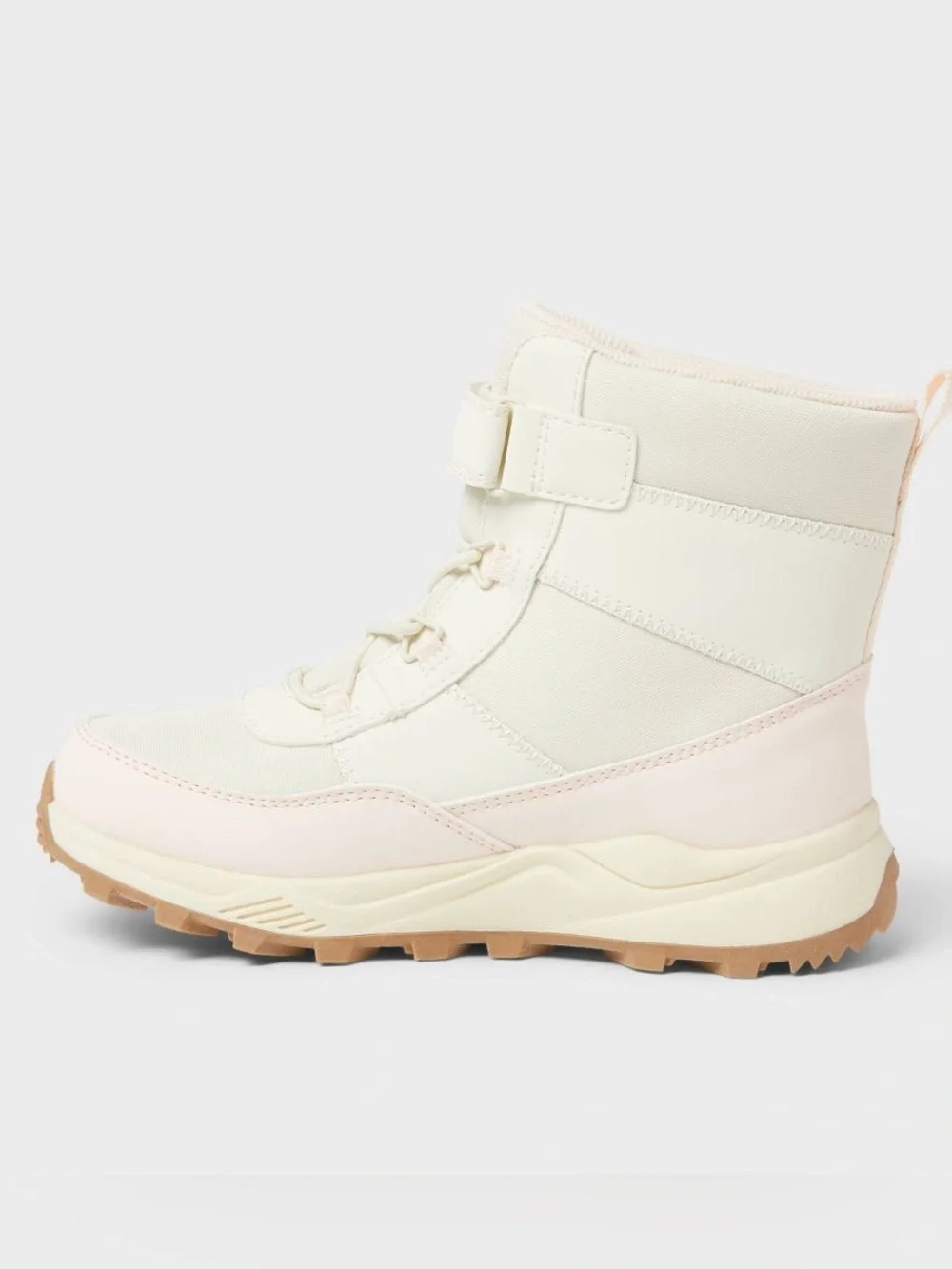 Cat & Jack Kids Faux Fur Ankle Hiker Winter Boots Waterproof Size 1