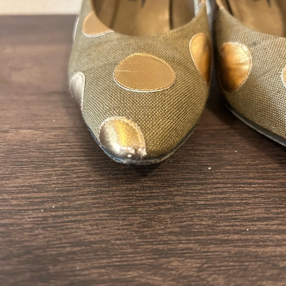 Vintage Paloma Polka Dot Heels