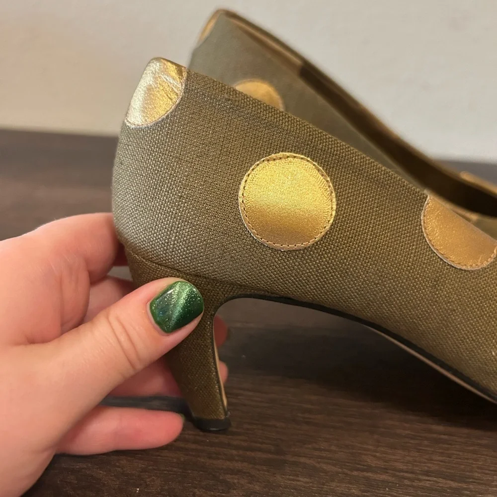 Vintage Paloma Polka Dot Heels