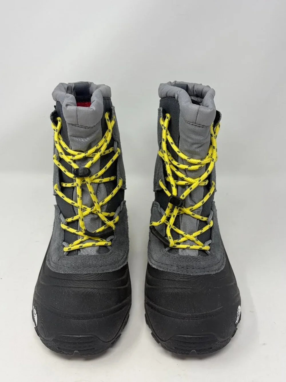 The North Face kids Alpenglow V snow boots 1 grey yellow boys
