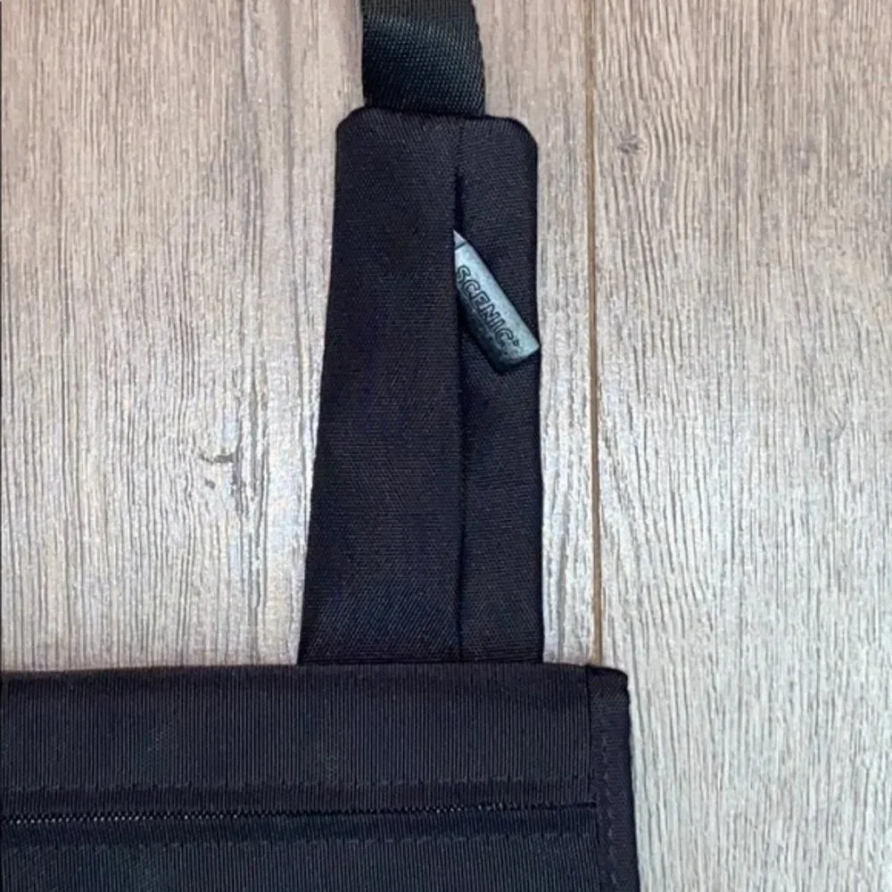 Scenic UNISEX Black Tablet Crossbody Messenger Bag