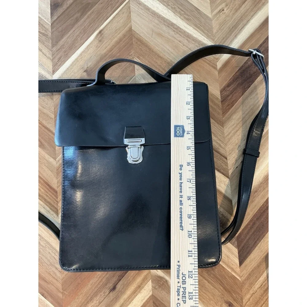 Urban Outfitters Black Cooperative Ivy Backpack Vegan‎ Leather Button Clasp