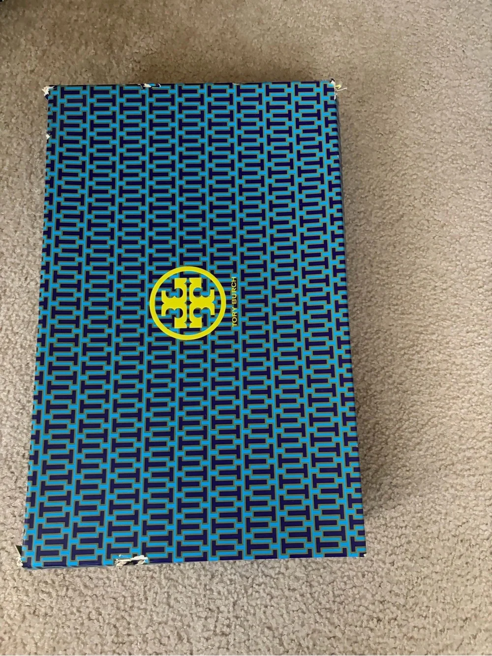 Women’s Bristol Tory Burch Black Leather Knee Boots with Gold Logo