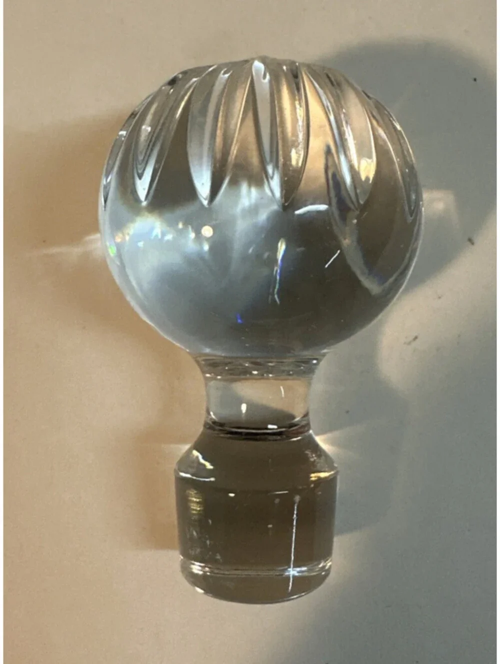 Wine / Whiskey Crystal replacement stopper approx 3