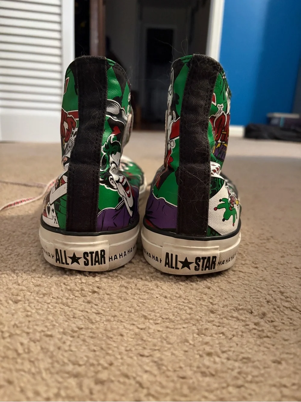 Converse DC Joker Graphic High-Top Sneakers - Green/Black