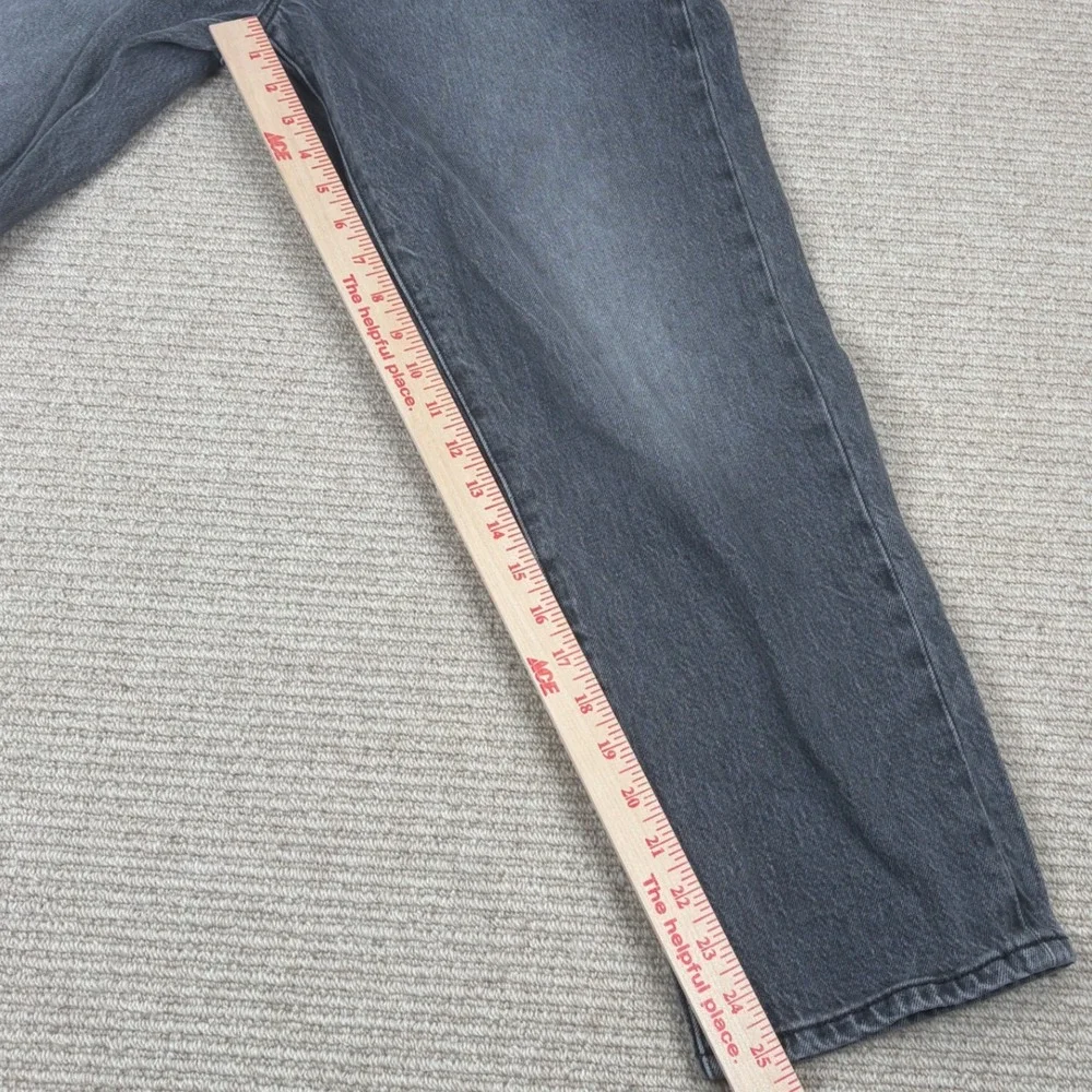 Levi's 501 Jeans Mens 30x26 Black Straight Leg Denim Premium Gorpcore Grunge