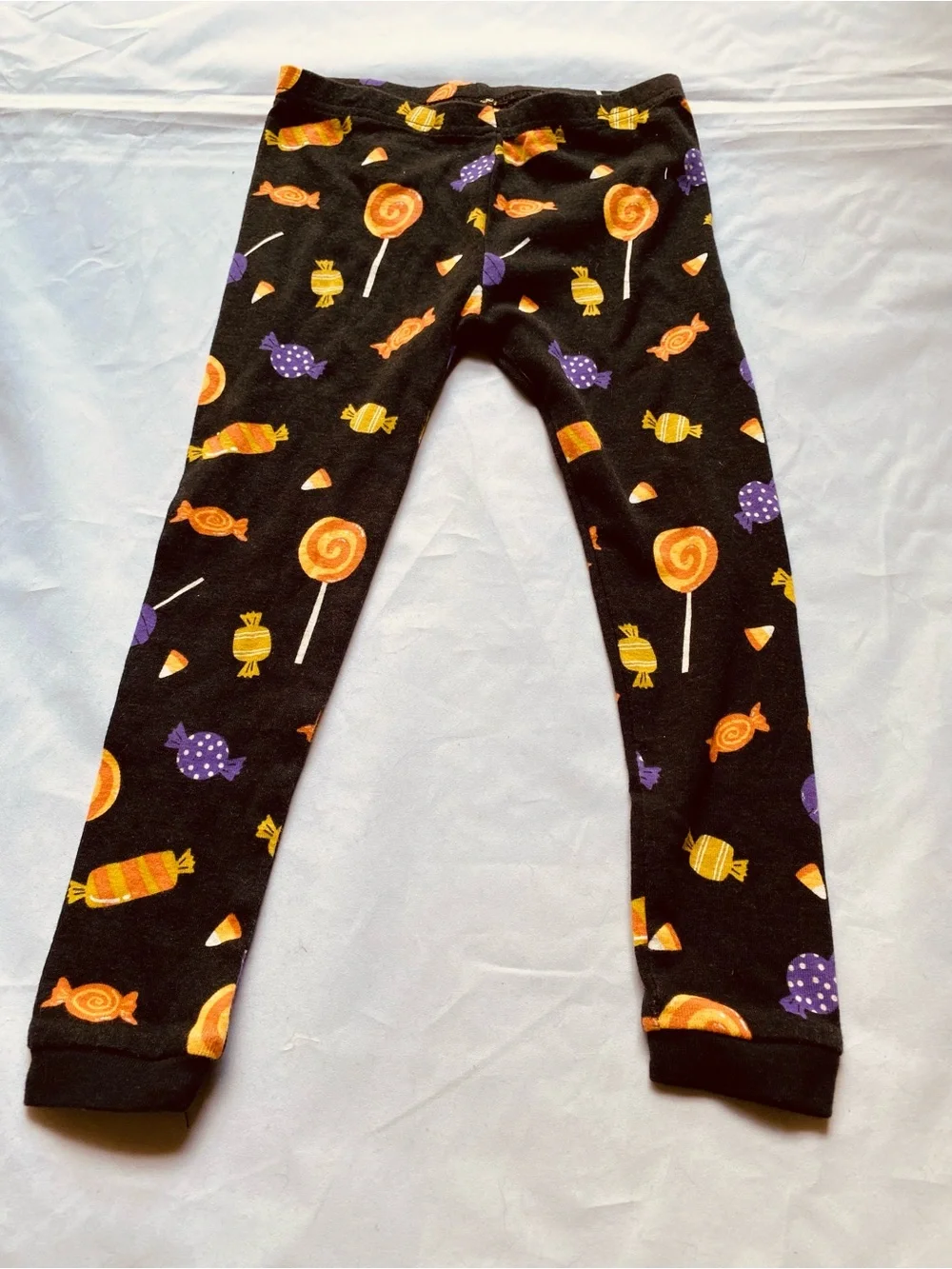 New Halloween Carters 3T Candy Design Black Leggings