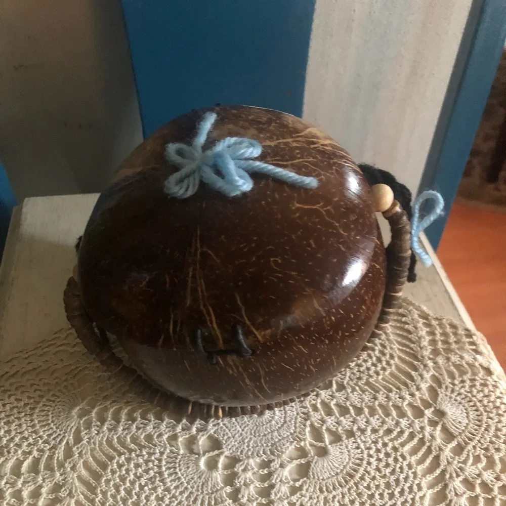 Vintage Coconut Girl Bag