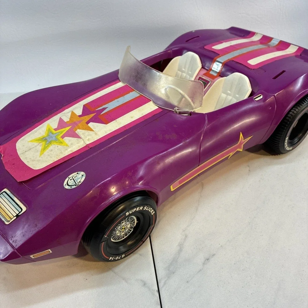 Vintage 1975 Barbie Star Purple Corvette
