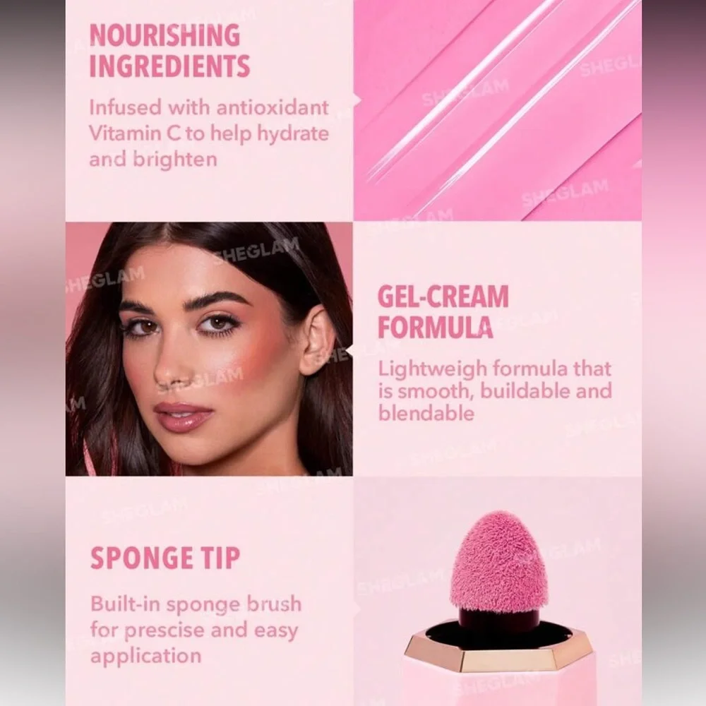 SHEGLAM Color Bloom Liquid Blush NEW 🏷️