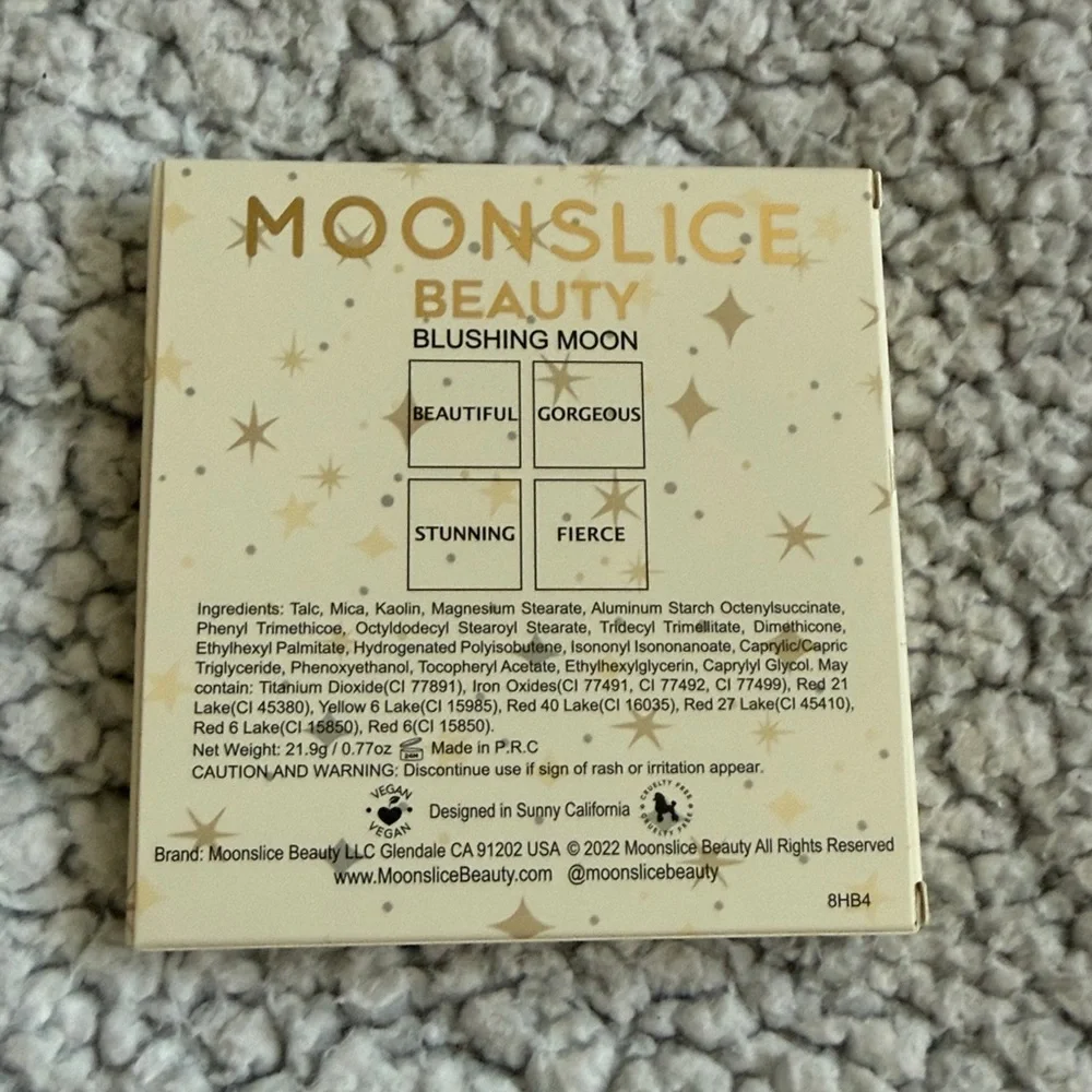🆕NIB Moonslice Beauty Blushing Moon Blush Palette