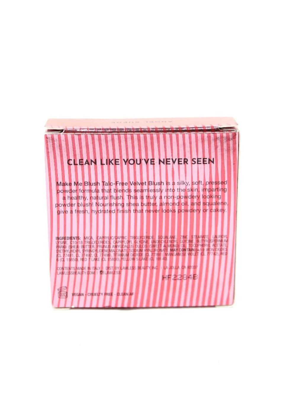 LAWLESS Make Me Blush Talc-Free Velvet Blush Single Shade ANGEL SUEDE 0.18oz NIB
