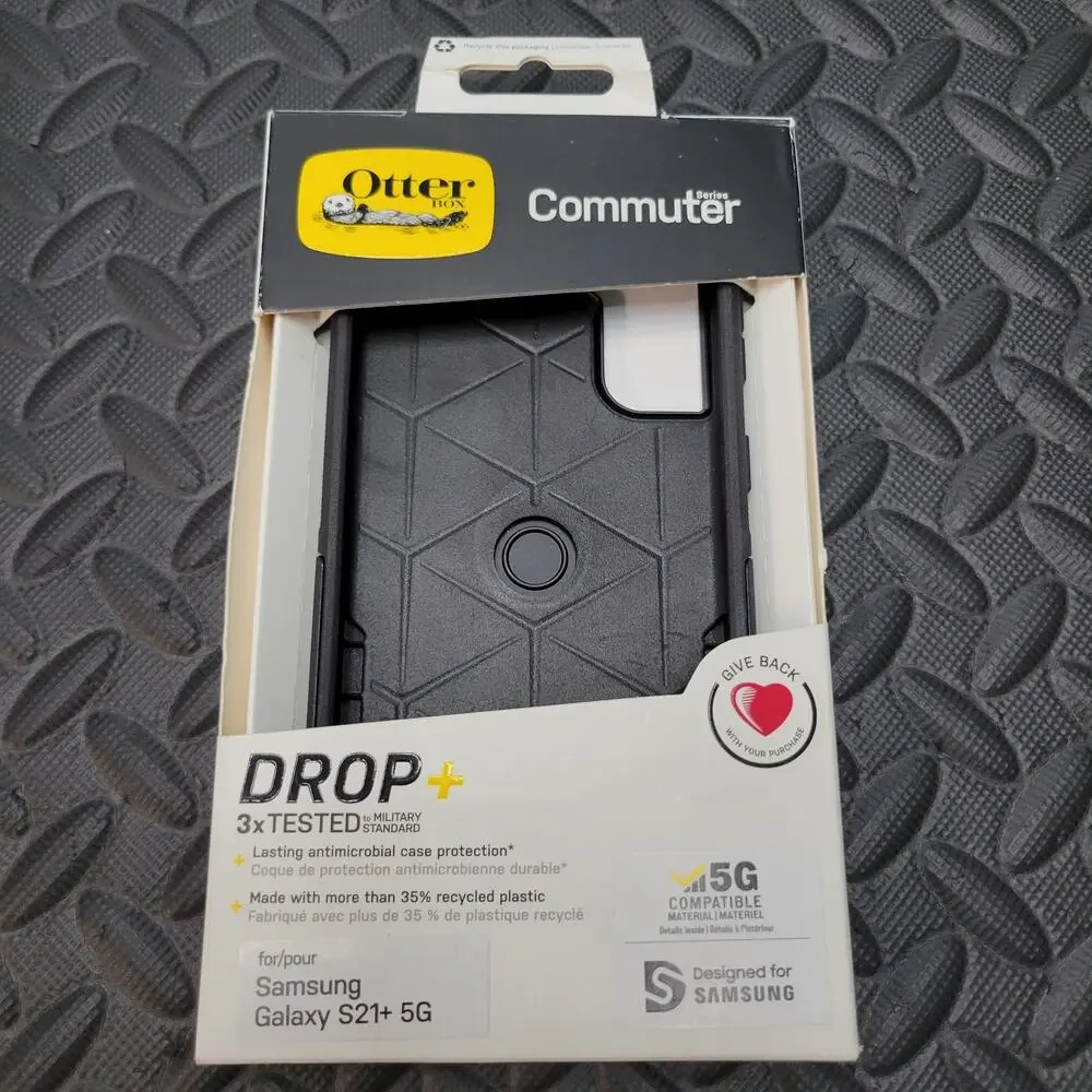 OtterBox Commuter Samsung Galaxy S21+ 5G Black Protective Case New