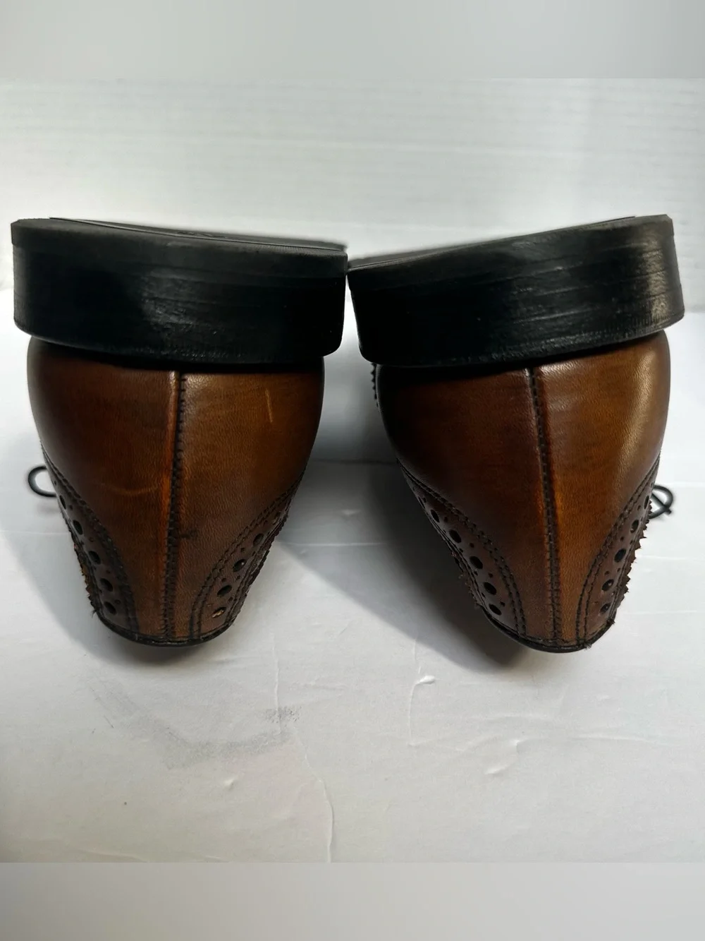 Allen Edmonds Men’s Brown MCALLISTER Wingtip Oxford Almond Toe Shoes- Size 11