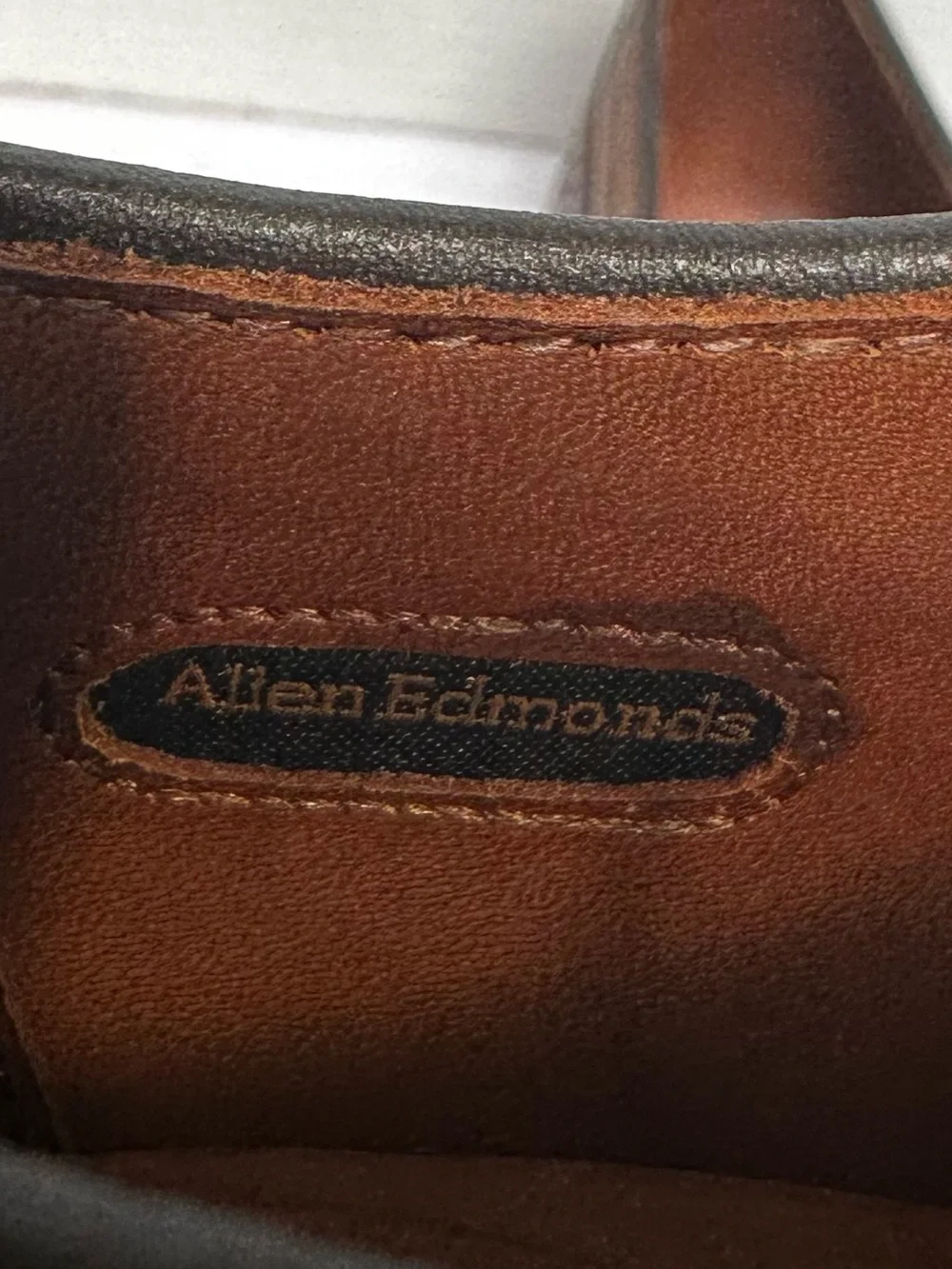 Allen Edmonds Men’s Brown MCALLISTER Wingtip Oxford Almond Toe Shoes- Size 11