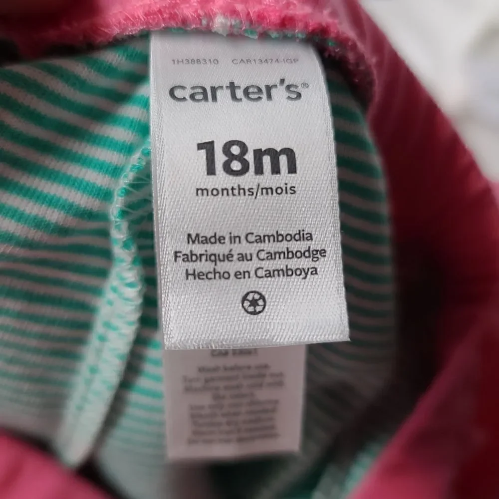 Carters 18m 2 piece outfit Watermelon Bunny Tutu