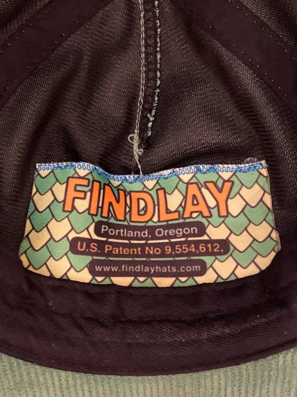 FINDLAY Portland Snapback Green Corduroy Hat with Yellow Cord + Flower Charm