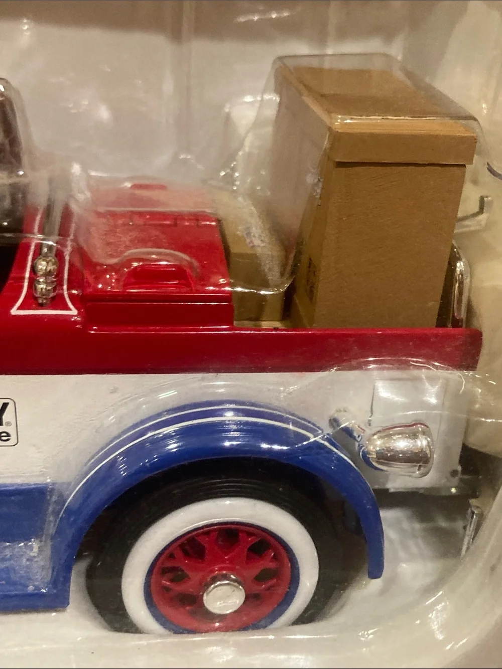 Kids Package Truck Pedal Car - Red & Blue
