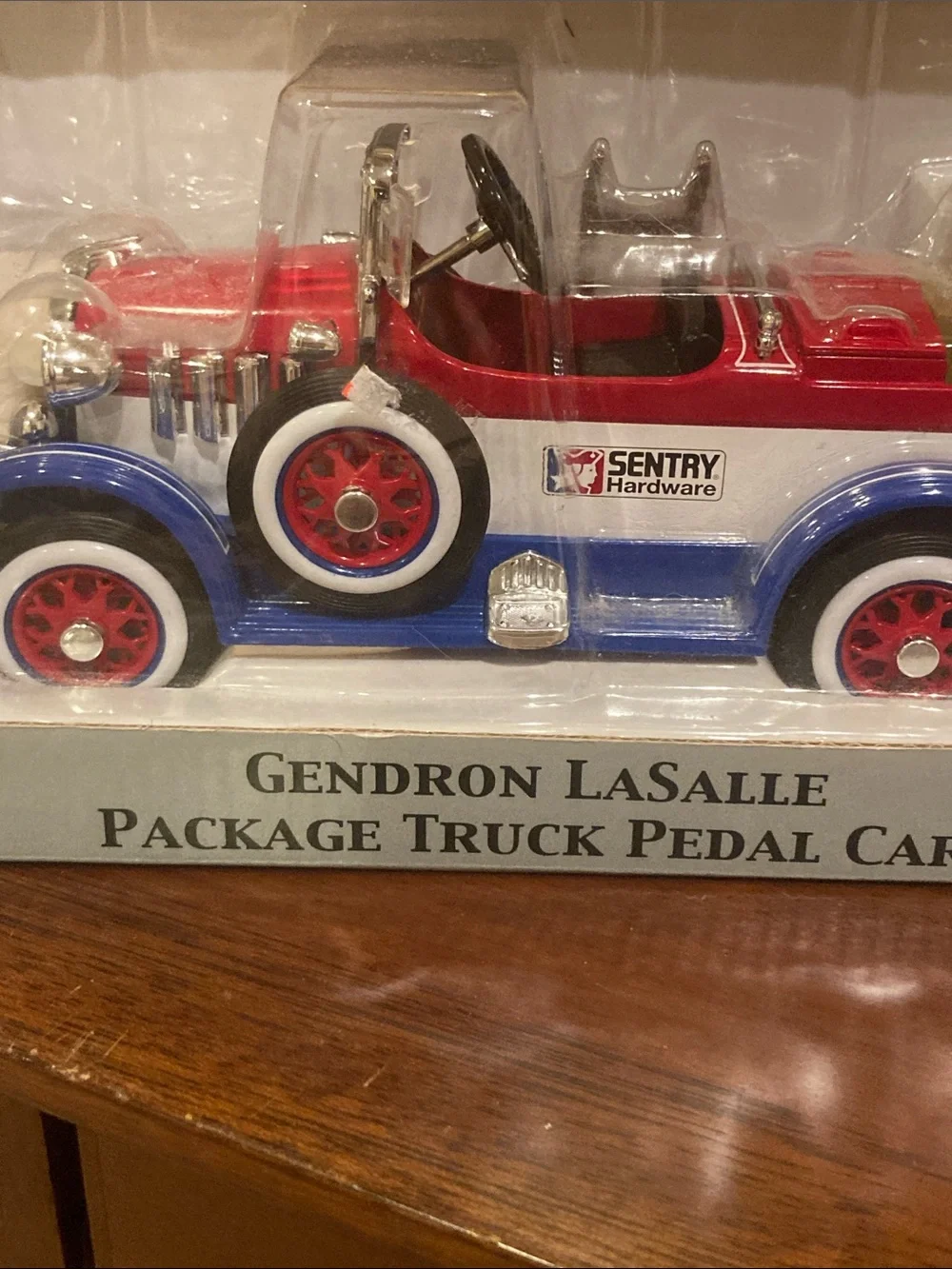 Kids Package Truck Pedal Car - Red & Blue