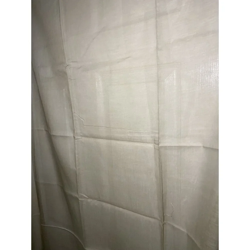 Pottery Barn Sheer‎ Curtain Panels Classic Voile Drapes Set 2 Green 44x84 Pair