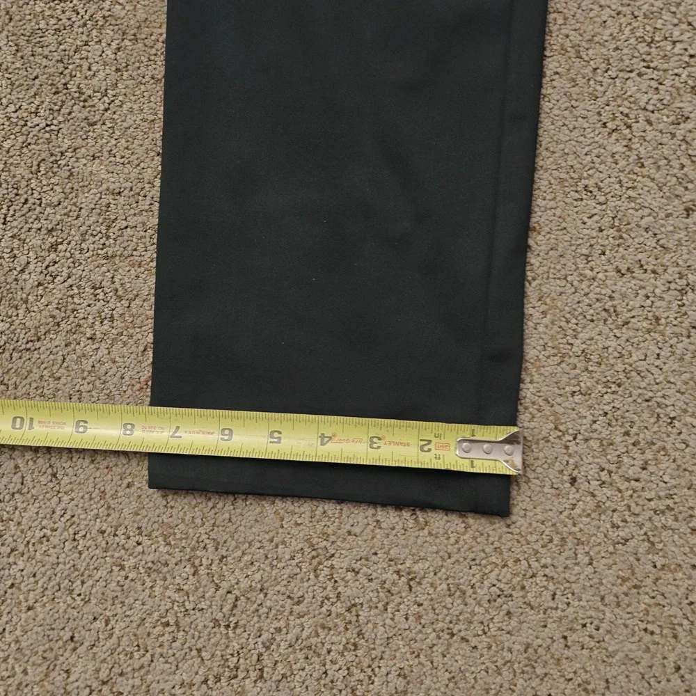 TWILLORY Mens Black Tailored‎ Fit Golf Dress Pants Performance Size 34x30 Tag